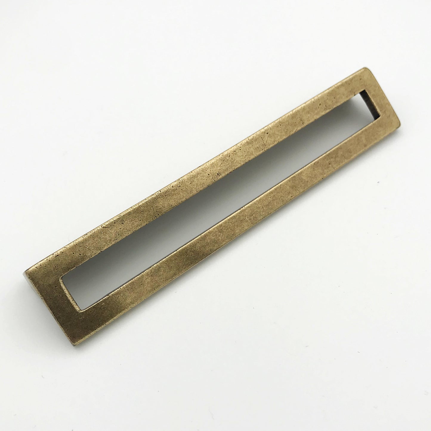 Linea Aged Brass Drawer Pulls.