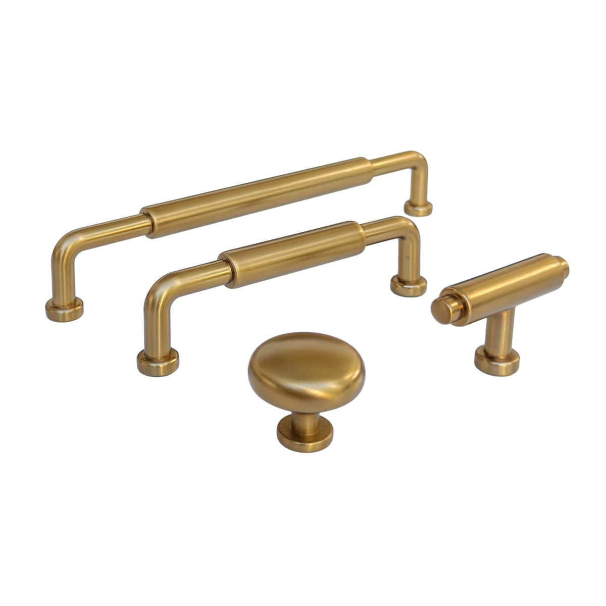 Champagne Bronze "Wesley" Mission Drawer Pulls and Knobs.