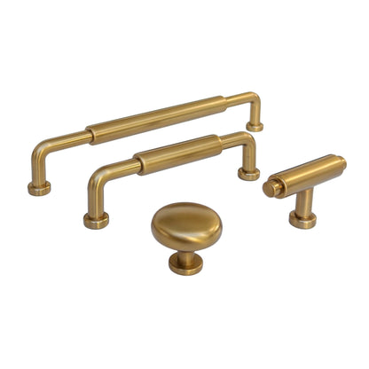 Champagne Bronze "Wesley" Mission Drawer Pulls and Knobs.