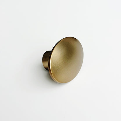 Brushed Bronze "Dome" Oval Cabinet Knob