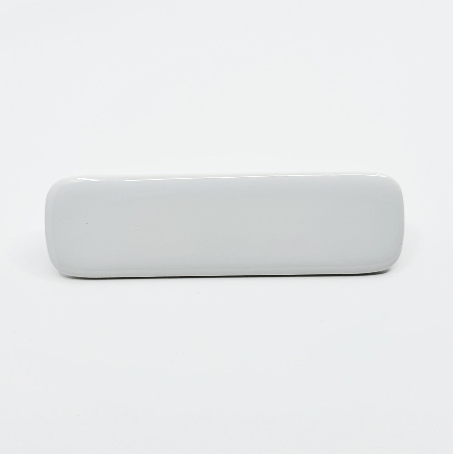 Glossy White "Tabula" Cabinet Knob and Drawer Pull