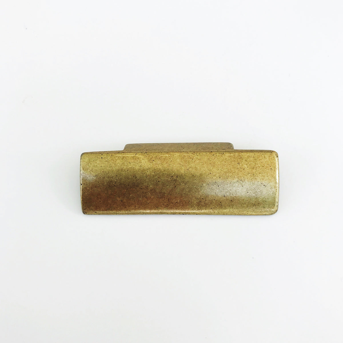 Rectangular "Dara" Aged Brass Drawer Pulls - Cabinet Handles.