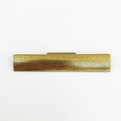 Rectangular "Dara" Aged Brass Drawer Pulls - Cabinet Handles.