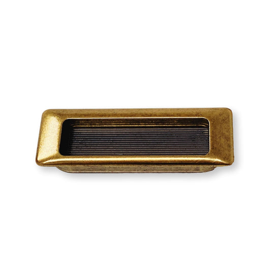 Recessed Medium Antique Drawer Pulls