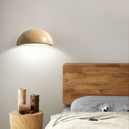 Ivado Travertine Wall Lamp.