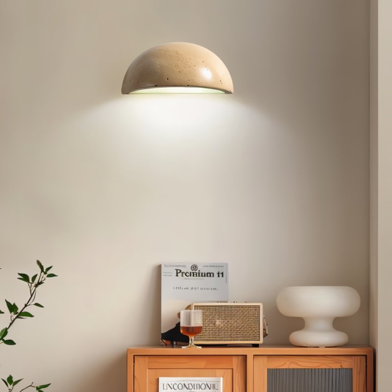 Ivado Travertine Wall Lamp.