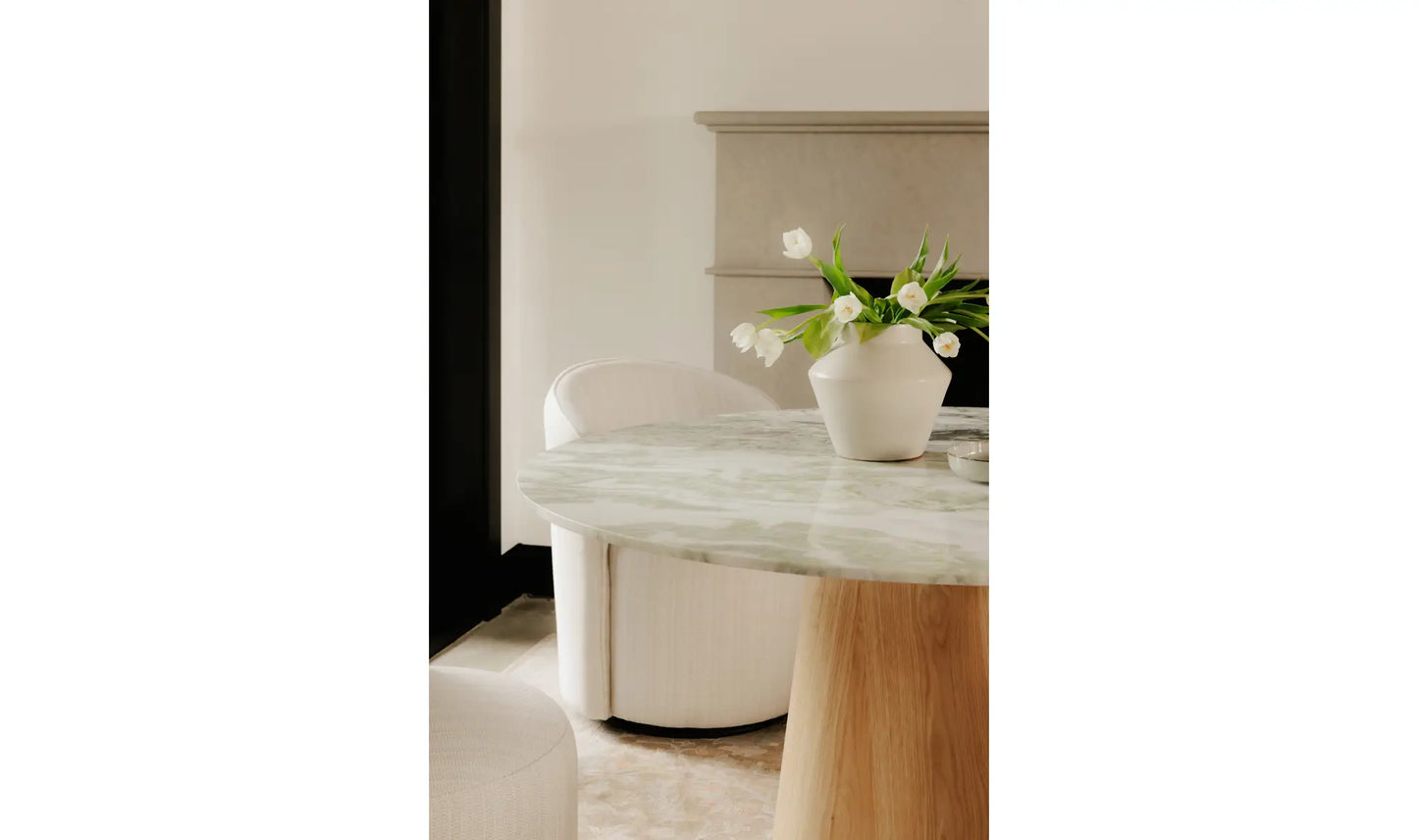 Evelyn Dining Table Green Onyx Marble
