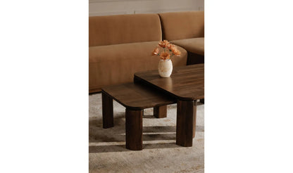 Bailey Nesting Coffee Table Dark Brown