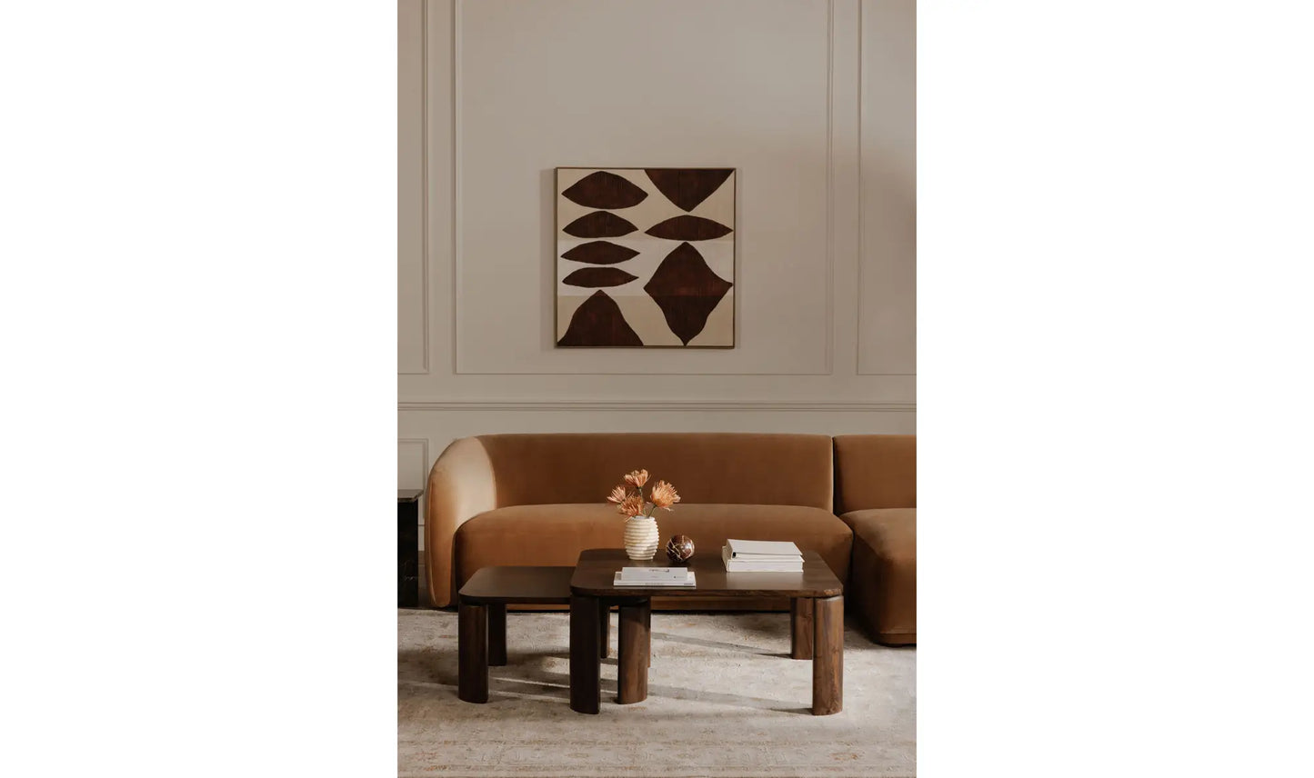 Bailey Nesting Coffee Table Dark Brown