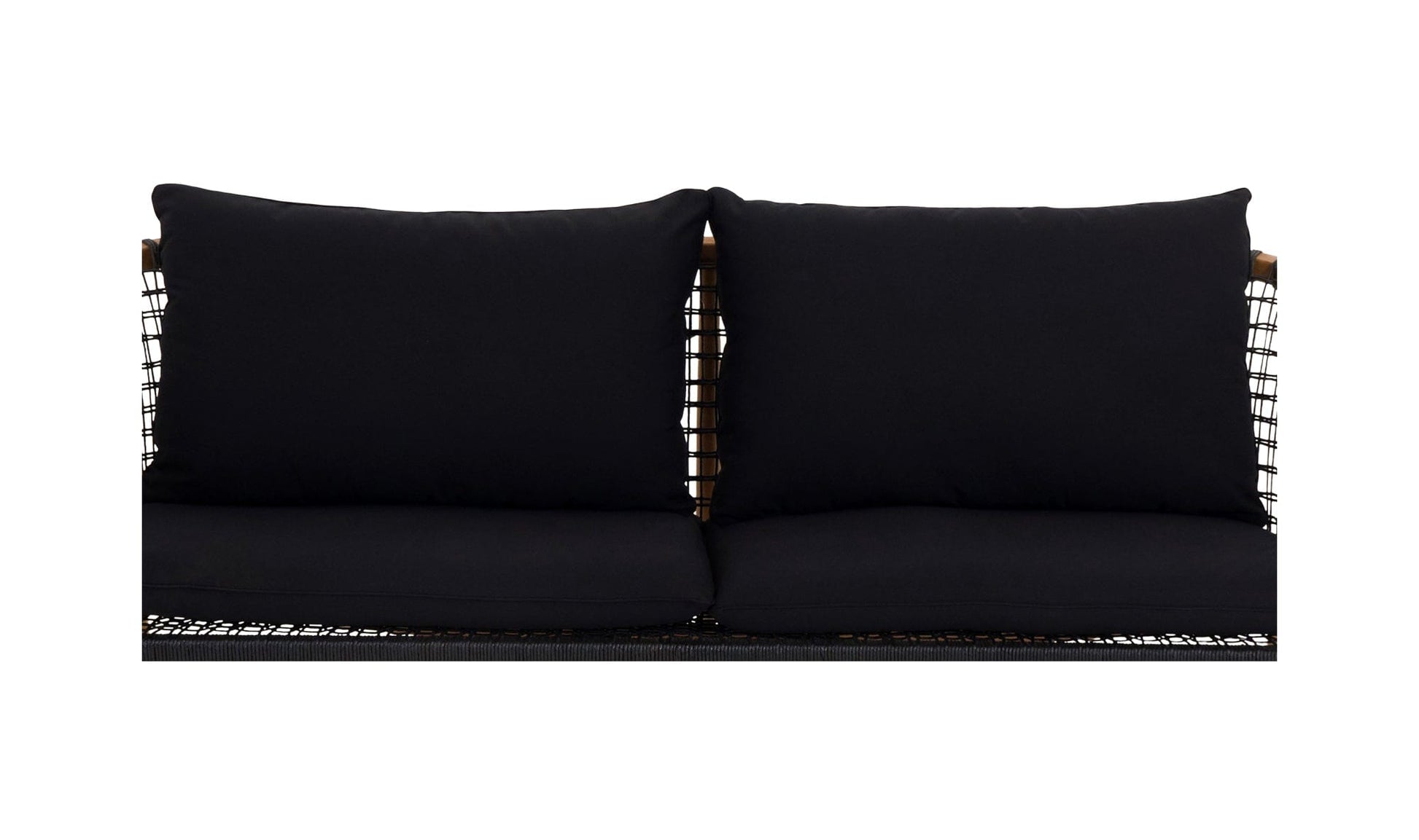 Moe's Home Collection Kuna Black Outdoor Sofa Kuna Black Outdoor Sofa