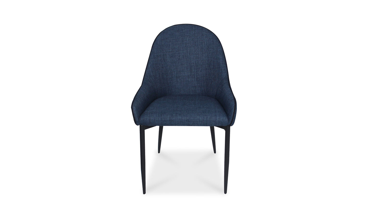 The Carpentry Shop Co. LAPIS DINING CHAIR DARK BLUE-M2 LAPIS DINING CHAIR DARK BLUE-M2