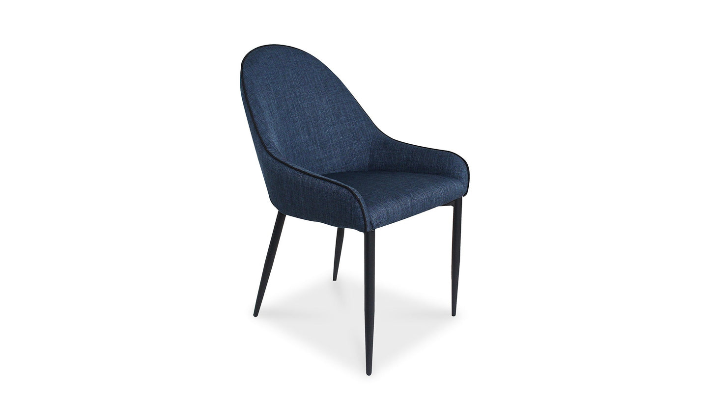 The Carpentry Shop Co. LAPIS DINING CHAIR DARK BLUE-M2 LAPIS DINING CHAIR DARK BLUE-M2