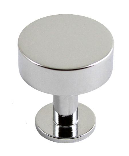 Lew's Square Bar Cabinet Knobs and Pulls in Polished Chrome.