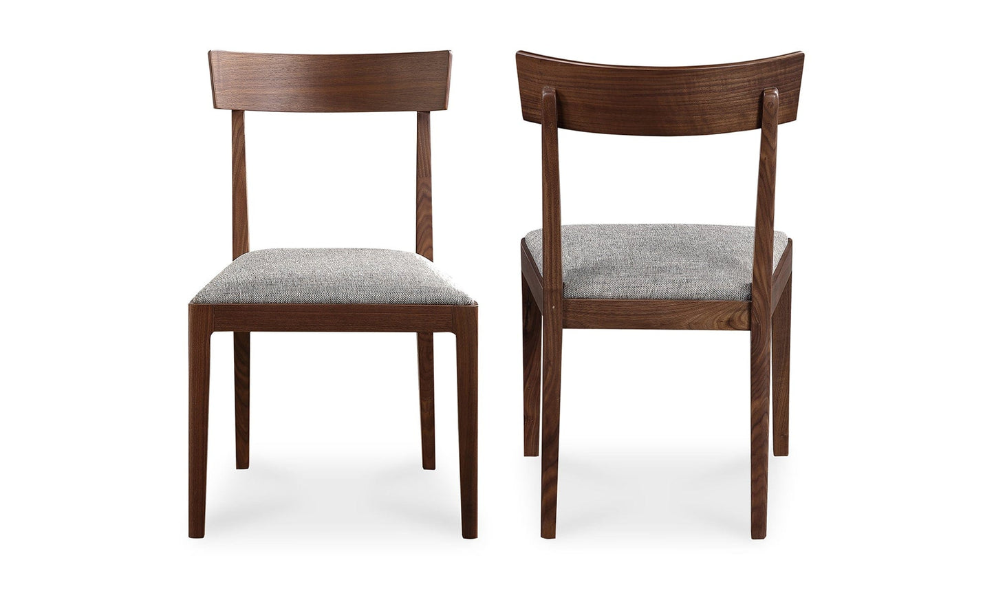 Moe's Home Collection LEONE DINING CHAIR WALNUT M2 LEONE DINING CHAIR WALNUT M2