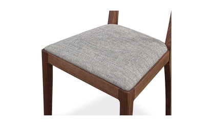 Moe's Home Collection LEONE DINING CHAIR WALNUT M2 LEONE DINING CHAIR WALNUT M2