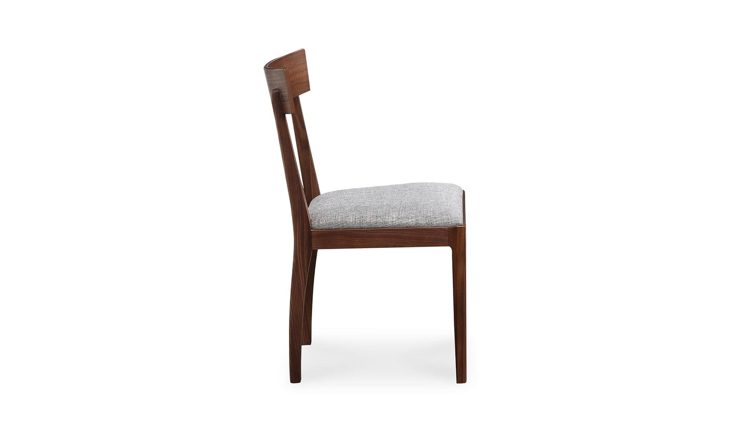 Moe's Home Collection LEONE DINING CHAIR WALNUT M2 LEONE DINING CHAIR WALNUT M2