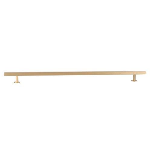 Lew's Square Bar Cabinet Knobs and Handles in Brushed Brass.