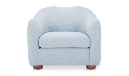 Moe's Home Collection Lounge Chairs Bria Accent Chair Light Blue Bria Accent Chair Light Blue