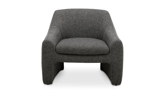 Moe's Home Collection Lounge Chairs Kenzie Accent Chair Shadowed Grey Kenzie Accent Chair Shadowed Grey