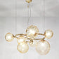 Residence Supply Amber Glass / 5 Heads - 22.0" x 11.8" / 56cm x 30cm Lucienne Chandelier