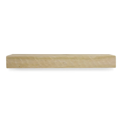 Rough Hewn Poplar Fireplace Mantel Shelf.