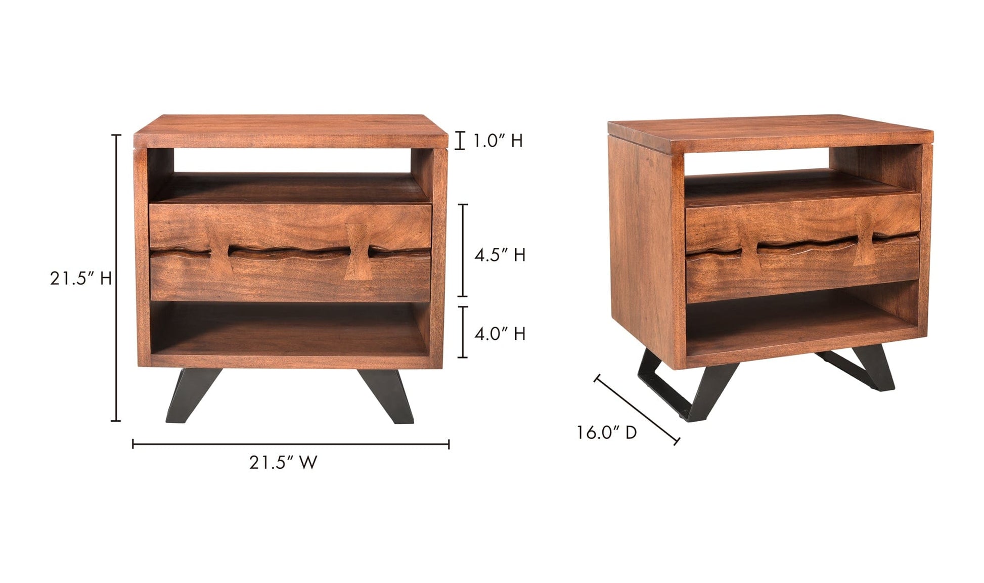 The Carpentry Shop Co. MADAGASCAR NIGHTSTAND MADAGASCAR NIGHTSTAND