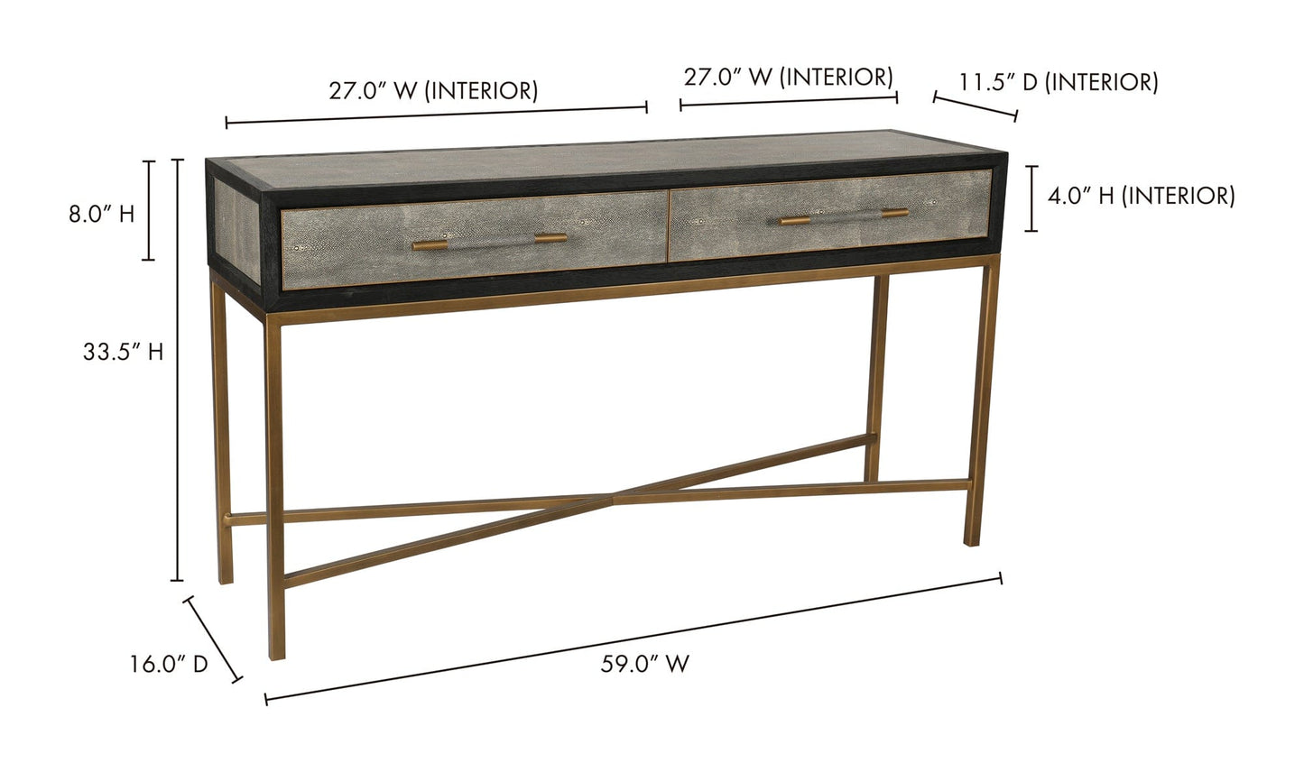 The Carpentry Shop Co. MAKO CONSOLE TABLE MAKO CONSOLE TABLE