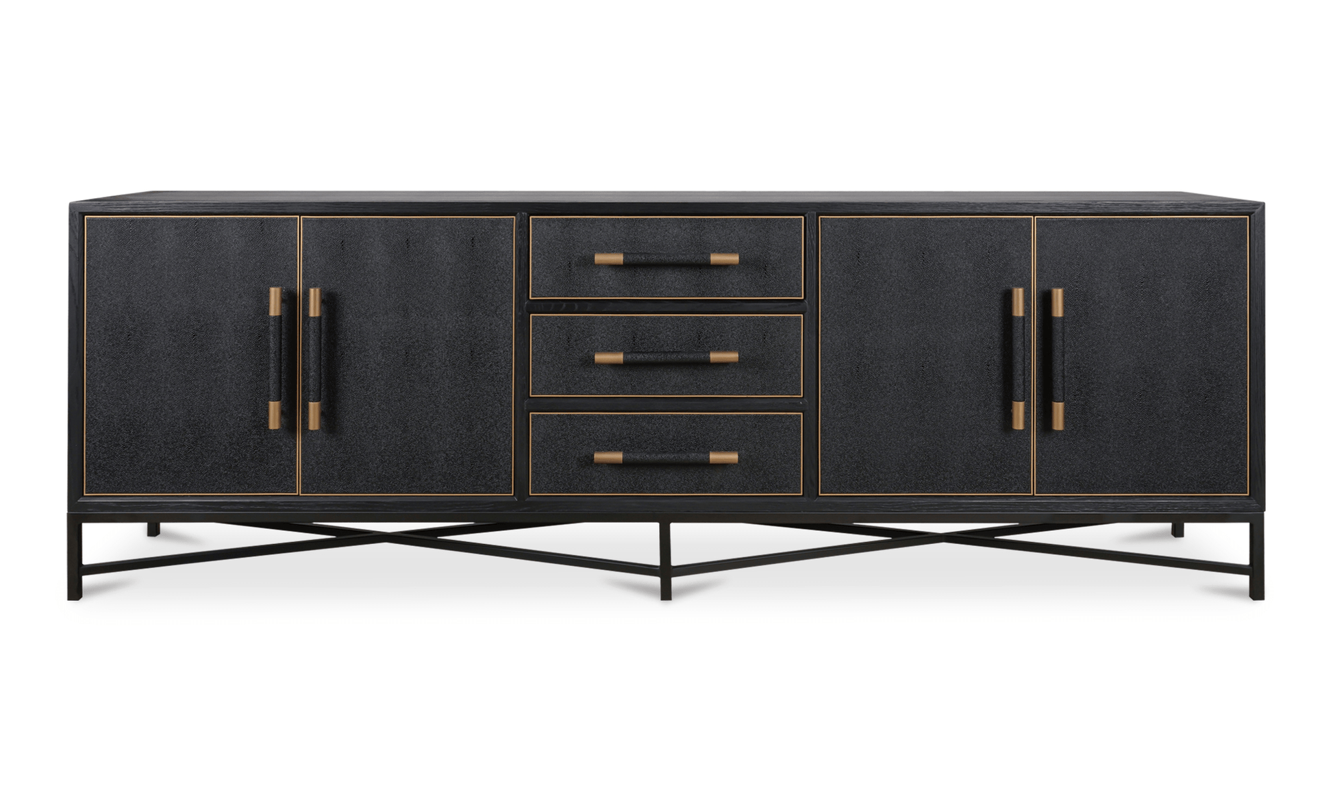 Moe's Home Collection Mako Sideboard Large Black Mako Sideboard Large Black