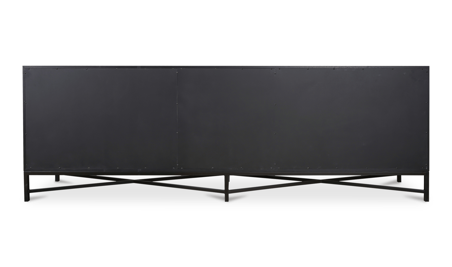 Moe's Home Collection Mako Sideboard Large Black Mako Sideboard Large Black