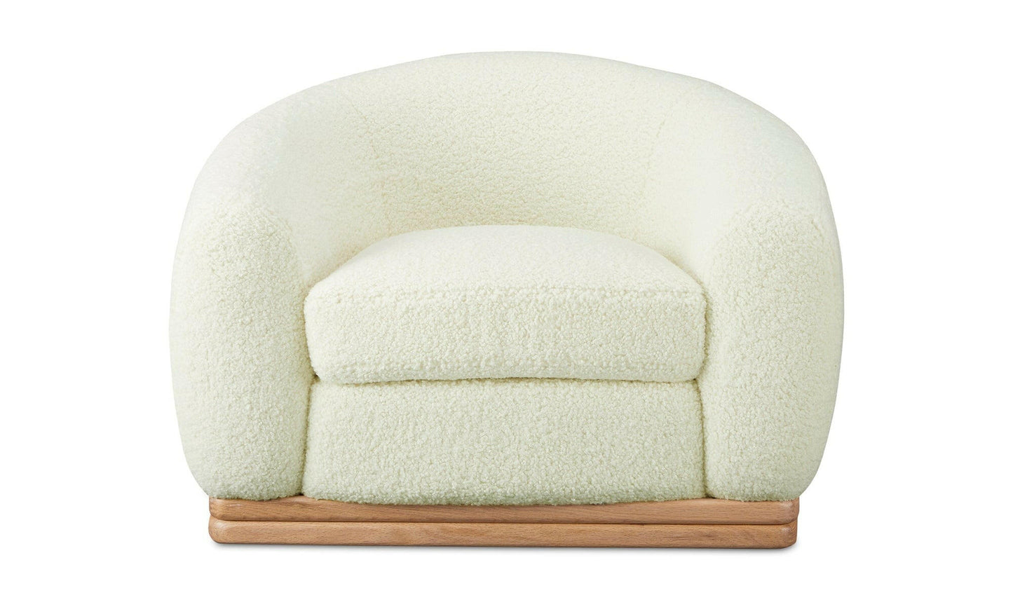 Moe's CREAM MARLOWE LOUNGE CHAIR
