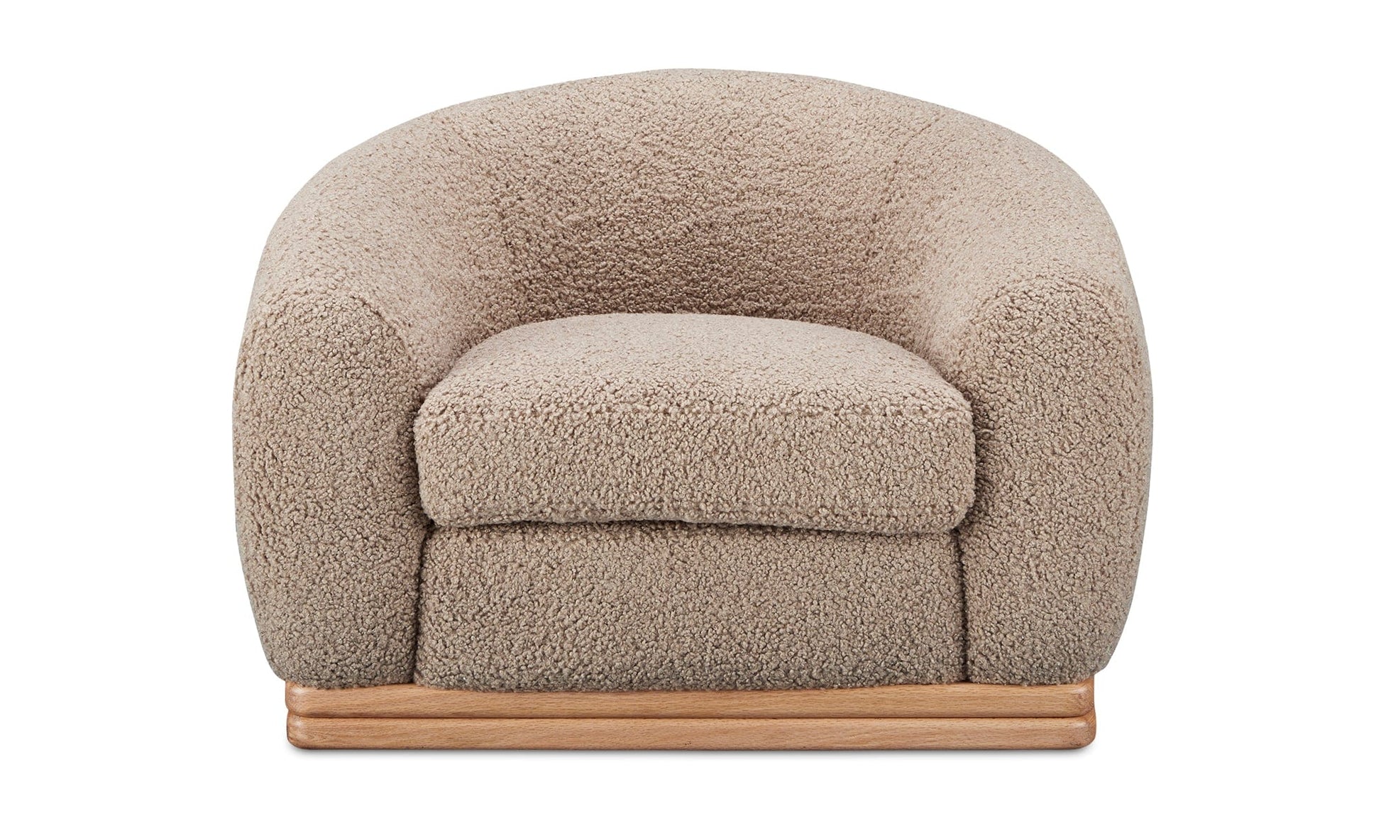 Moe's Home Collection TAUPE Marlowe Lounge Chair Marlowe Lounge Chair