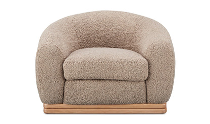 Moe's Home Collection TAUPE Marlowe Lounge Chair Marlowe Lounge Chair