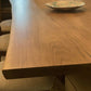 The Carpentry Shop Co., LLC Matchbook Black Walnut Wood Dining Table Exotic Solid Wood Dining Table High End Artisan Made