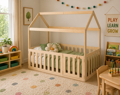 MIGUELITO- Twin Size House Bed