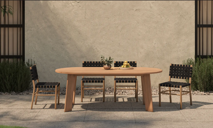 Mira Outdoor Dining Chair Black