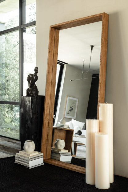 House of Leon Mirrors Ojai Floor Mirror - Warm Oak Ojai Floor Mirror - Warm Oak
