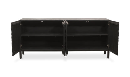 The Carpentry Shop Co. Misaki Oak Sideboard Black Misaki Oak Sideboard Black