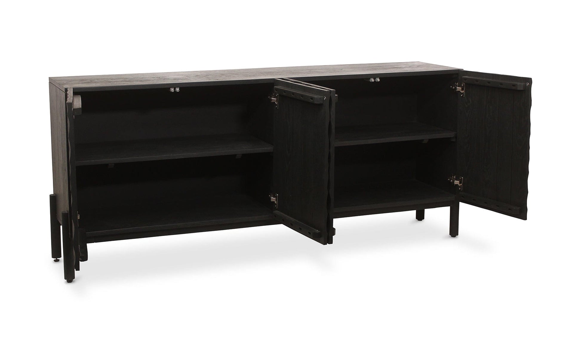 The Carpentry Shop Co. Misaki Oak Sideboard Black Misaki Oak Sideboard Black