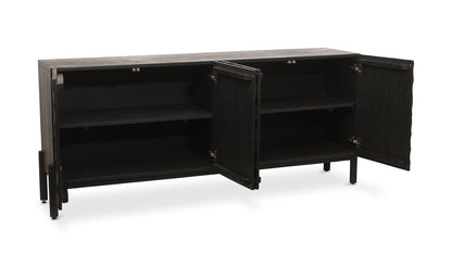 The Carpentry Shop Co. Misaki Oak Sideboard Black Misaki Oak Sideboard Black