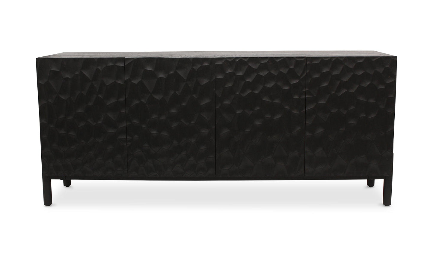 The Carpentry Shop Co. Misaki Oak Sideboard Black Misaki Oak Sideboard Black