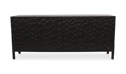 The Carpentry Shop Co. Misaki Oak Sideboard Black Misaki Oak Sideboard Black