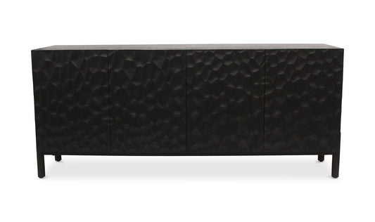The Carpentry Shop Co. Misaki Oak Sideboard Black Misaki Oak Sideboard Black