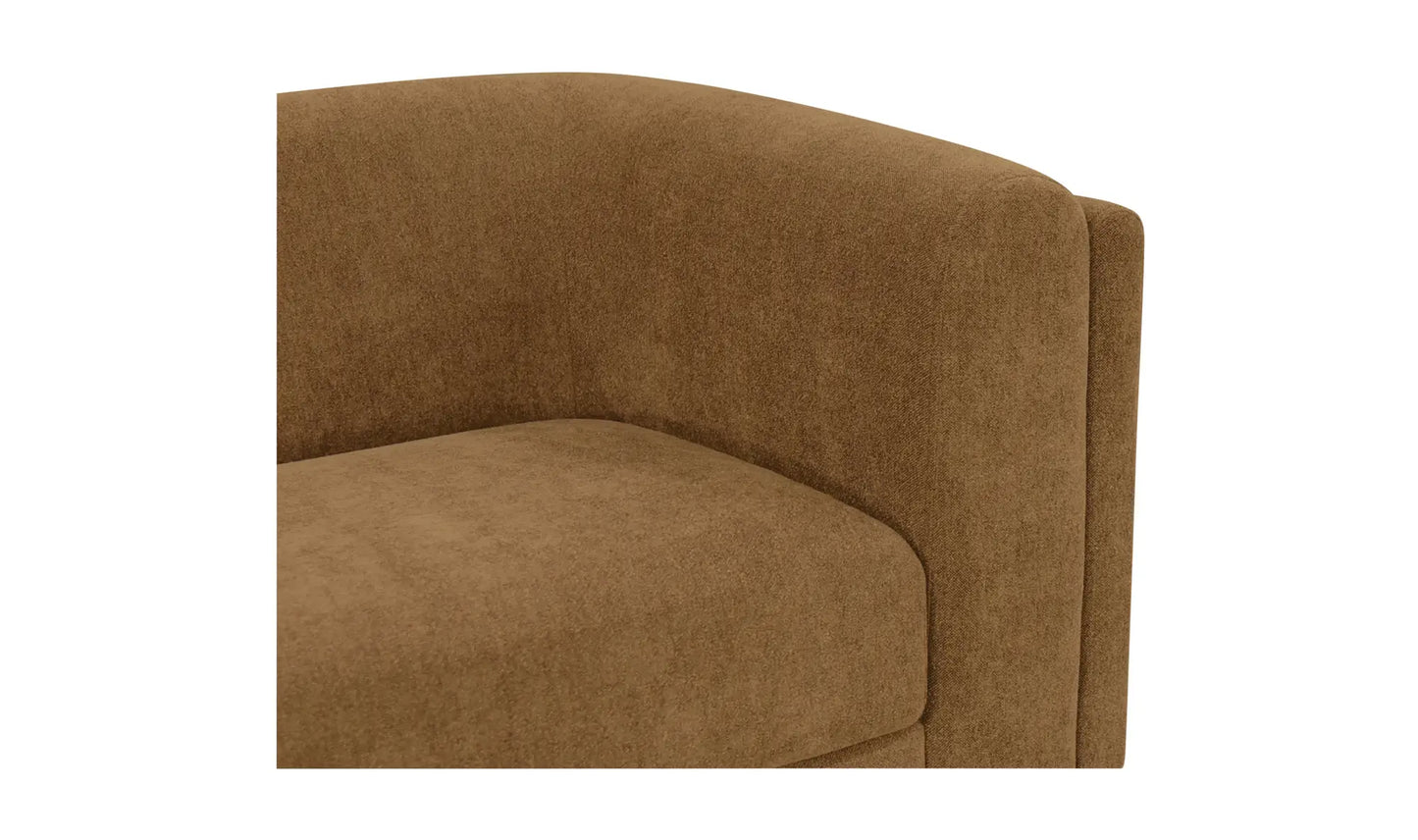 Alora Sofa Ochre Brown