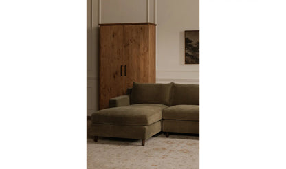 Hutton Left Sectional Olive