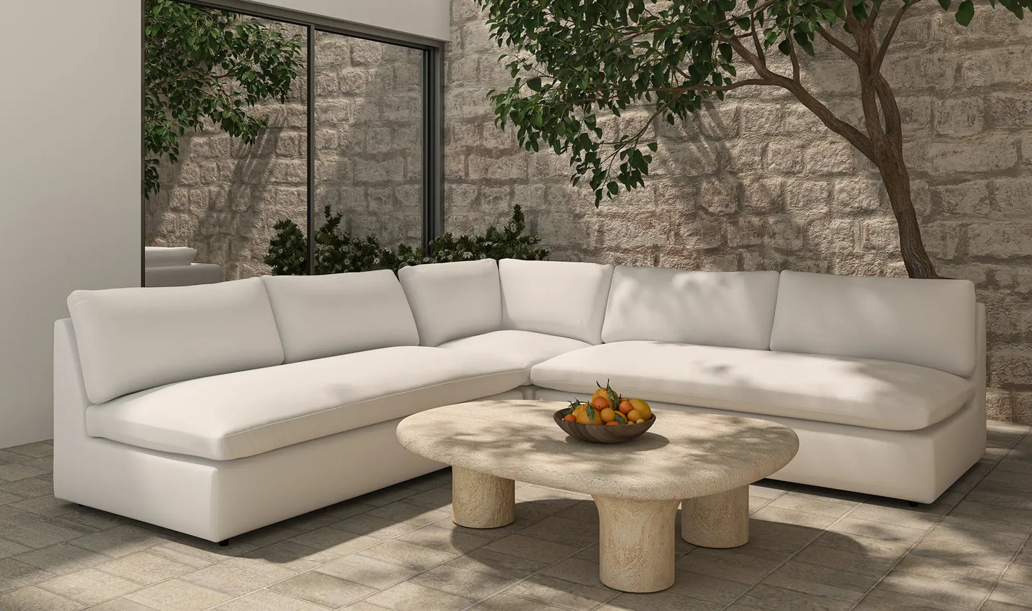 Miles Outdoor Corner White