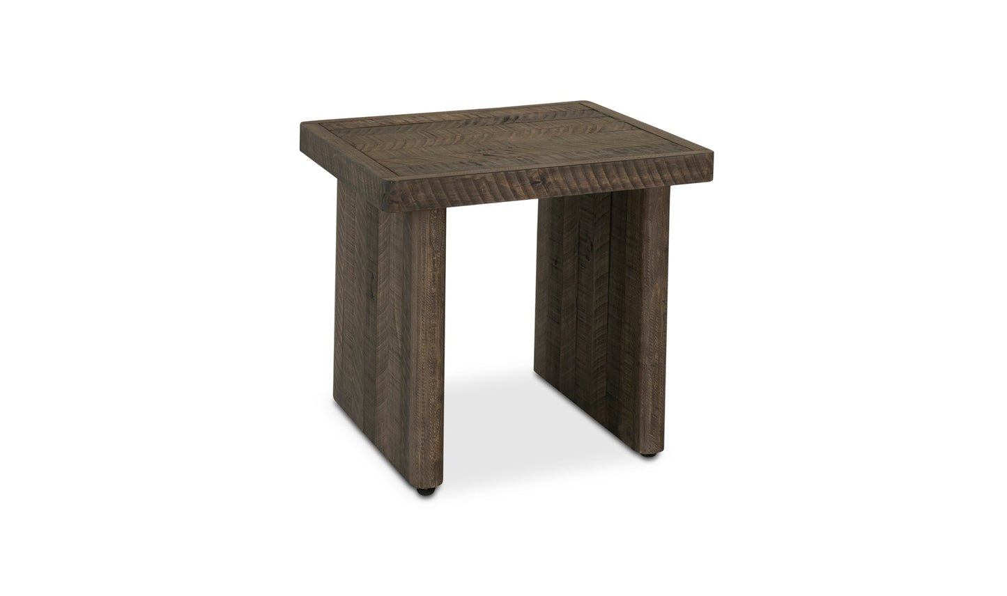 The Carpentry Shop Co. Monterey End Table Aged Brown Monterey End Table Aged Brown