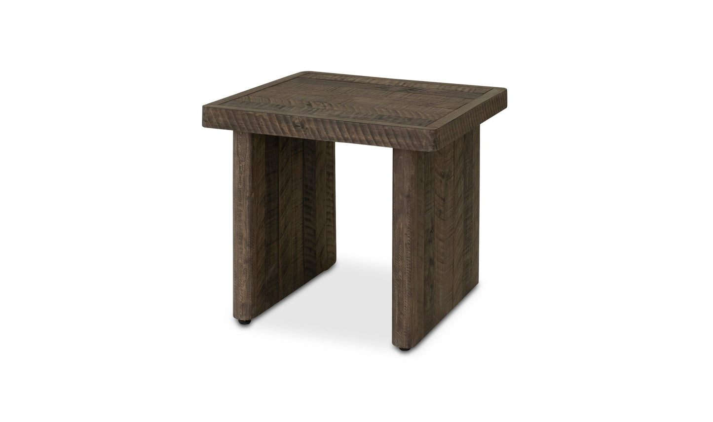 The Carpentry Shop Co. Monterey End Table Aged Brown Monterey End Table Aged Brown