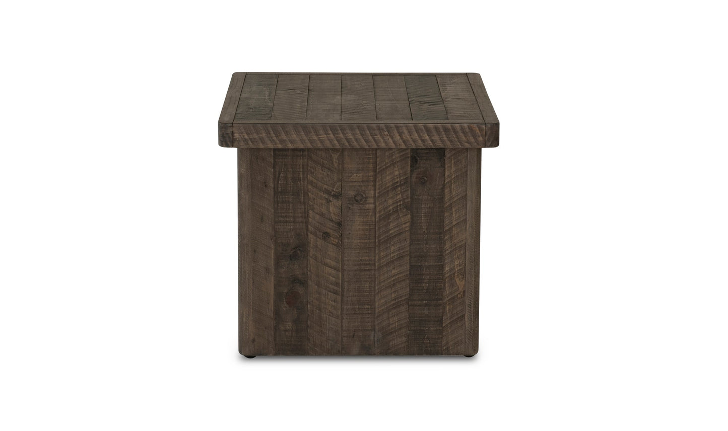 The Carpentry Shop Co. Monterey End Table Aged Brown Monterey End Table Aged Brown