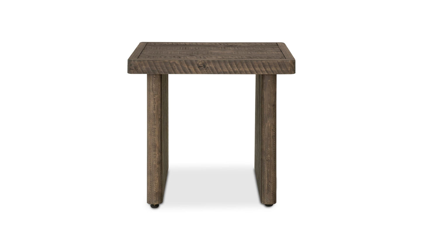 The Carpentry Shop Co. Monterey End Table Aged Brown Monterey End Table Aged Brown