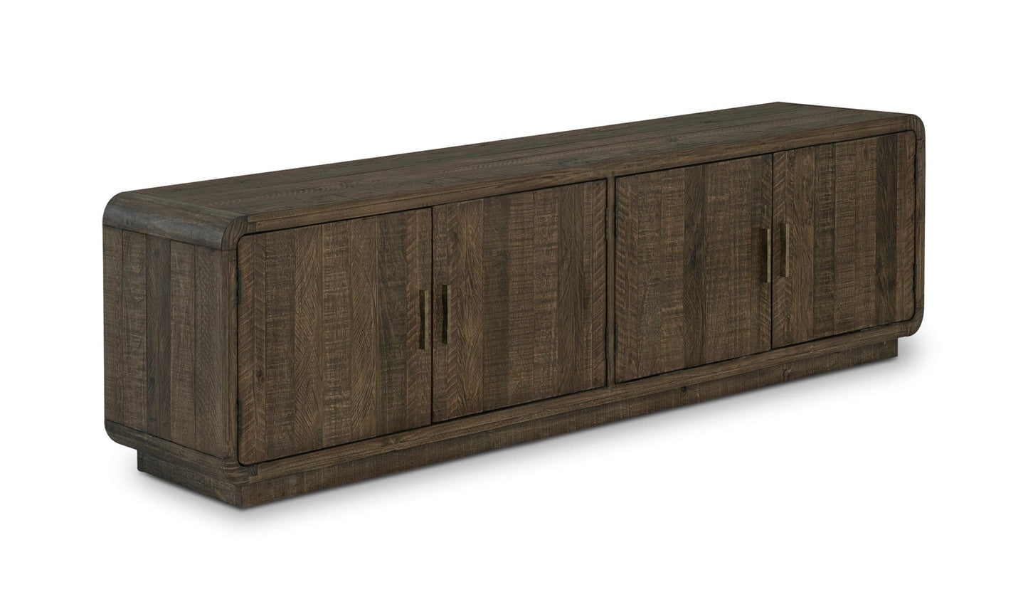 The Carpentry Shop Co. Monterey Media Cabinet Aged Brown Monterey Media Cabinet Aged Brown